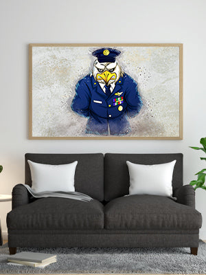 Air Force Canvas Artwork "The Falcon"