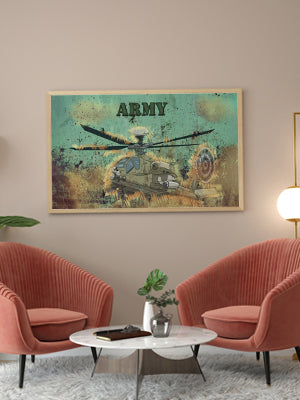 Army Canvas Artwork "Apache"